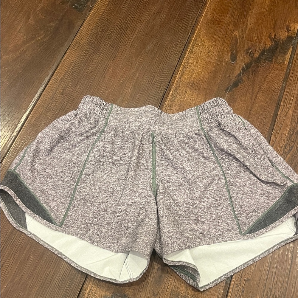 Lululemon Athletica Heathered Gray Hotty Hot shorts